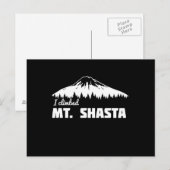 I Climbed Mt. Shasta Postkarte (Vorne/Hinten)