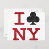 I Club NY Postkarte (Vorne/Hinten)