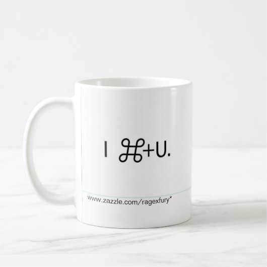 I Cmd+U. Kaffeetasse (Links)