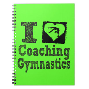 I coachte Liebe Gymnastik Notizblock