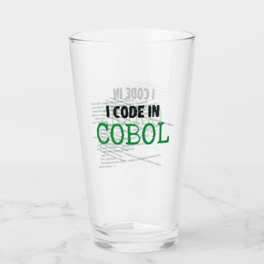 I-Code in COBOL.w Glas (Rückseite)