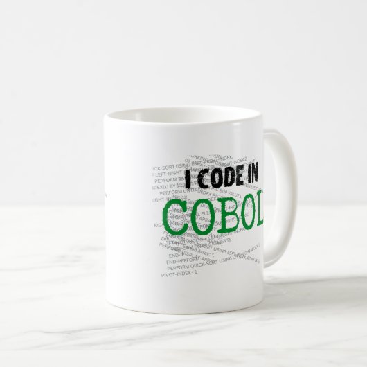 I-Code in COBOL.w Kaffeetasse (VorderseiteRechts)