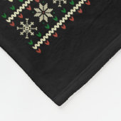 I Come In Peace Couple Matching Ugly Christmas Swe Fleecedecke (Ecke)