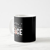 I Come In Peace Couple Matching Ugly Christmas Swe Kaffeetasse (Vorderseite Links)