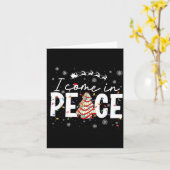 I Come In Peace Couple Matching Ugly Christmas Swe Karte (Gelbe Blume)