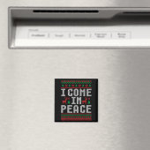 I Come In Peace Couple Matching Ugly Christmas Swe Magnet (In Situ (Geschirrspüler))