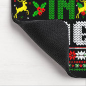 I Come In Peace Couple Matching Ugly Christmas Swe Mousepad (Ecke)