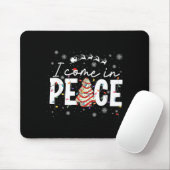 I Come In Peace Couple Matching Ugly Christmas Swe Mousepad (Mit Mouse)