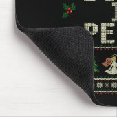 I Come In Peace Couple Matching Ugly Christmas Swe Mousepad (Ecke)