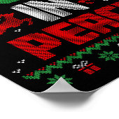 I Come In Peace Couple Matching Ugly Christmas Swe Poster (Ecke)