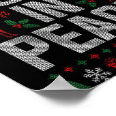 I Come In Peace Couple Matching Ugly Christmas Swe Poster (Ecke)