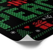 I Come In Peace Couple Matching Ugly Christmas Swe Poster (Ecke)