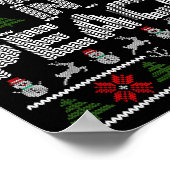 I Come In Peace Couple Matching Ugly Christmas Swe Poster (Ecke)