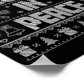 I Come In Peace Couple Matching Ugly Christmas Swe Poster (Ecke)