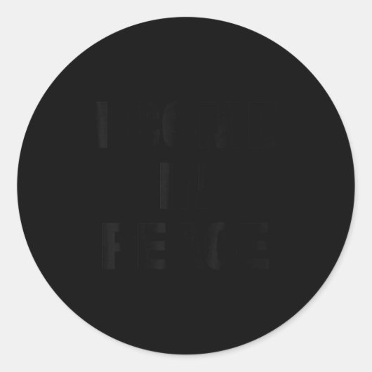 I Come In Peace - I'm Peace Funny Couple Tee Wife  Runder Aufkleber (Vorderseite)