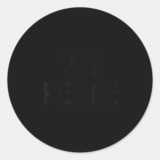 I Come In Peace - I'm Peace Funny Couple Tee Wife Runder Aufkleber (Vorderseite)