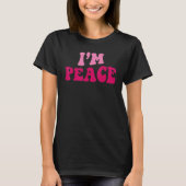 I Come In Peace I'm Peace   Matching Couples Appar T-Shirt (Vorderseite)