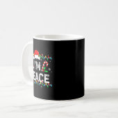 I Come In Peace I'm Peace Matching Ugly Christmas Kaffeetasse (Vorderseite Links)