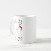I Come In Peace - I'm Peace Xmas Matching Couples Kaffeetasse (Vorderseite Links)