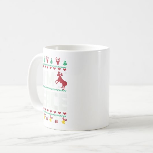 I Come In Peace - I'm Peace Xmas Matching Couples  Kaffeetasse (Vorderseite Links)