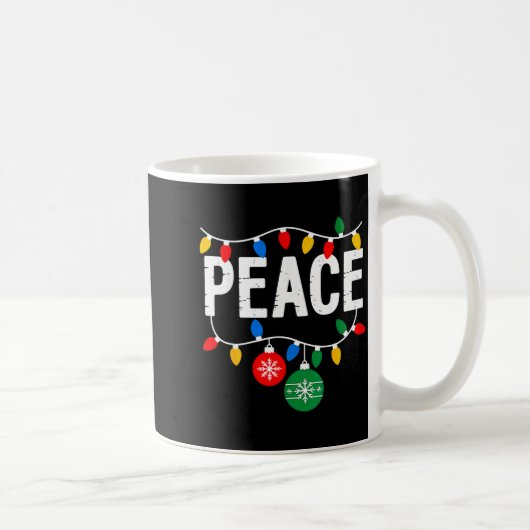 I Come In Peace Matching Family Christmas Couple Kaffeetasse (Rechts)