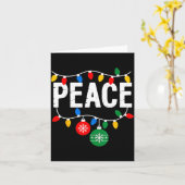 I Come In Peace Matching Family Christmas Couple Karte (Gelbe Blume)