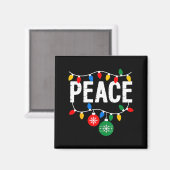 I Come In Peace Matching Family Christmas Couple Magnet (Vorderseite/Rückseite)