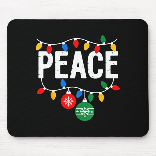 I Come In Peace Matching Family Christmas Couple Mousepad (Vorne)