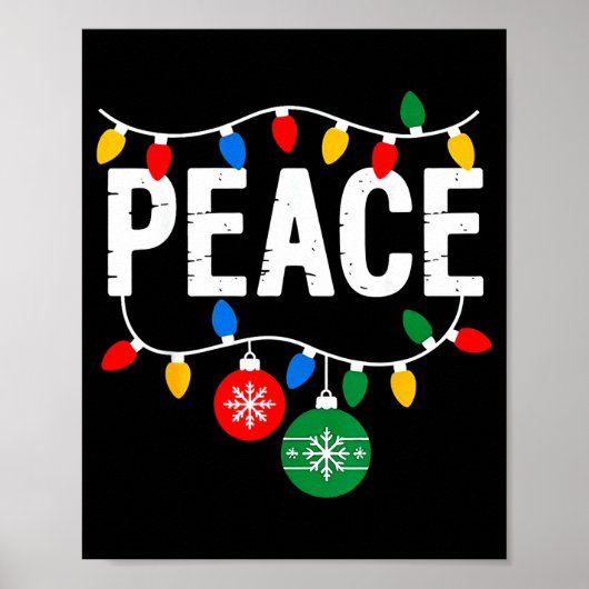 I Come In Peace Matching Family Christmas Couple Poster (Vorne)