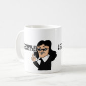 I COMPILE THEREFORE I AM, KAFFEETASSE (Vorderseite Links)