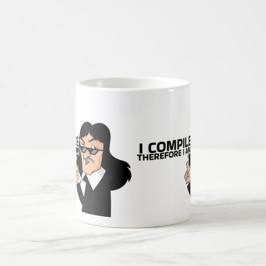 I COMPILE THEREFORE I AM, KAFFEETASSE (Mittel)