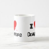 I Computer-Tasse des Herz-(Liebe) Kaffeetasse (Mittel)