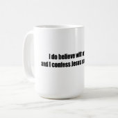 I Confess Tasse (Vorderseite Links)