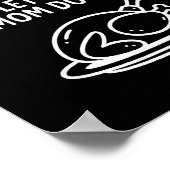 I Cook My Turkey The Old Fashioned Way I Let My Mo Poster (Ecke)