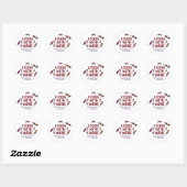 I Cook With Wine Funny Sticker - Wine Lover Gift (Blatt)