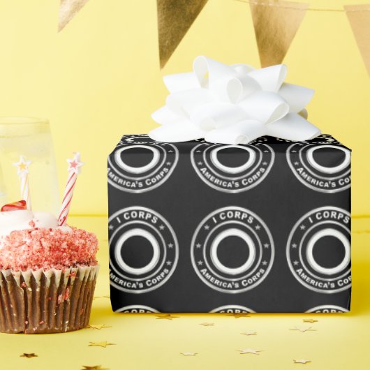 I Corps "America's Corps" Geschenkpapier (Geburtstagsparty)
