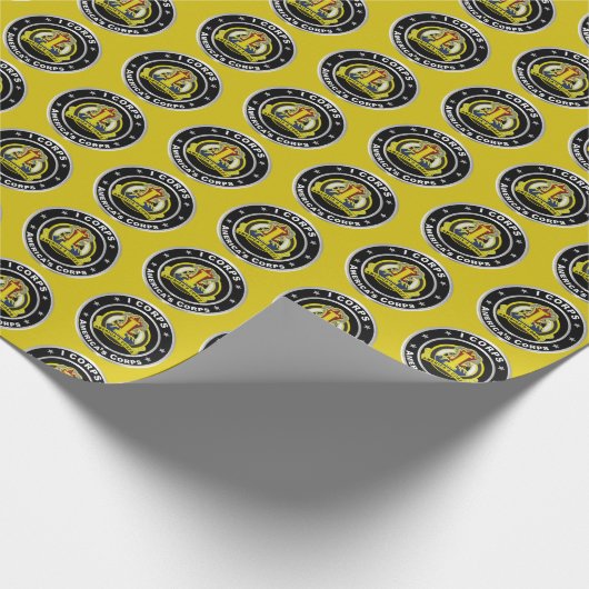 I Corps "America's Corps" Geschenkpapier (Ecke)