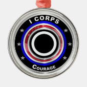I Corps "America's Corps" Weihnachten bewahren Ornament Aus Metall (Vorne)
