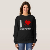 I  Couponing Couponer Discount Sale Sweatshirt (Vorne ganz)