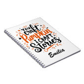 I Craft Stories Name Halloween Notebook für Schrif Notizblock (Rechte Seite)