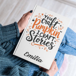 I Craft Stories Name Halloween Notebook für Schrif Notizblock