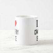 I ❤️ CRANBERRY SAUCE I LIEBE CRANBERRY SAUCE I HEA KAFFEETASSE (Mittel)