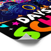 I Crush 67 Days Of School Monster Truck Meme Slang Poster (Ecke)