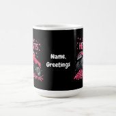 I Crush Hearts Funny Monster Truck Valentine Kaffeetasse (Mittel)