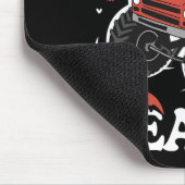 I Crush Hearts Valentine's Day Monster Truck Mousepad (Ecke)