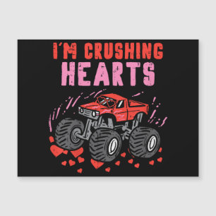 I Crush Hörer Monster Truck Kleinkind Boys Valenti Magnetkarte