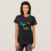 I Crushed 100 Days Happy 100th Day Of School Tract T-Shirt (Vorne ganz)