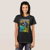 I Crushed 100 Days Of School Boys Monster Truck T-Shirt (Vorne ganz)