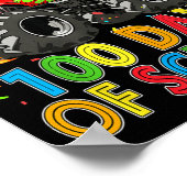 I Crushed 100 Days Of School Monster Truck 100 Day Poster (Ecke)