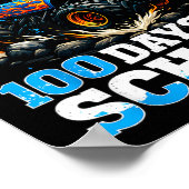 I Crushed 100 Days Of School Monster Truck 100th D Poster (Ecke)